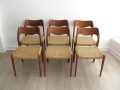 1960s model 71 chairs JL Moller