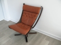 Leather falcon chair Sigurd Resell