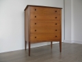 1950s teak stylised chest of drawers