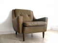 1960s Danish leather armchair