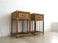 Bamboo bedside tables