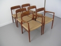 Moller 75 teak chairs