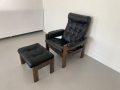 Ekornes leather reclining chair