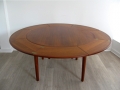 A 1960s Danish teak 'flip flap' table by Dyrlund