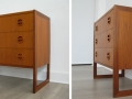 A 1960s Danish teak chest of drawers