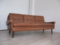 Danish leather Skippers sofa