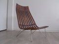 1960s Rosewood Scandia Senior lounge chair by Hans Brattrud