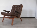 Bentwood leather lounge chair G Mobel